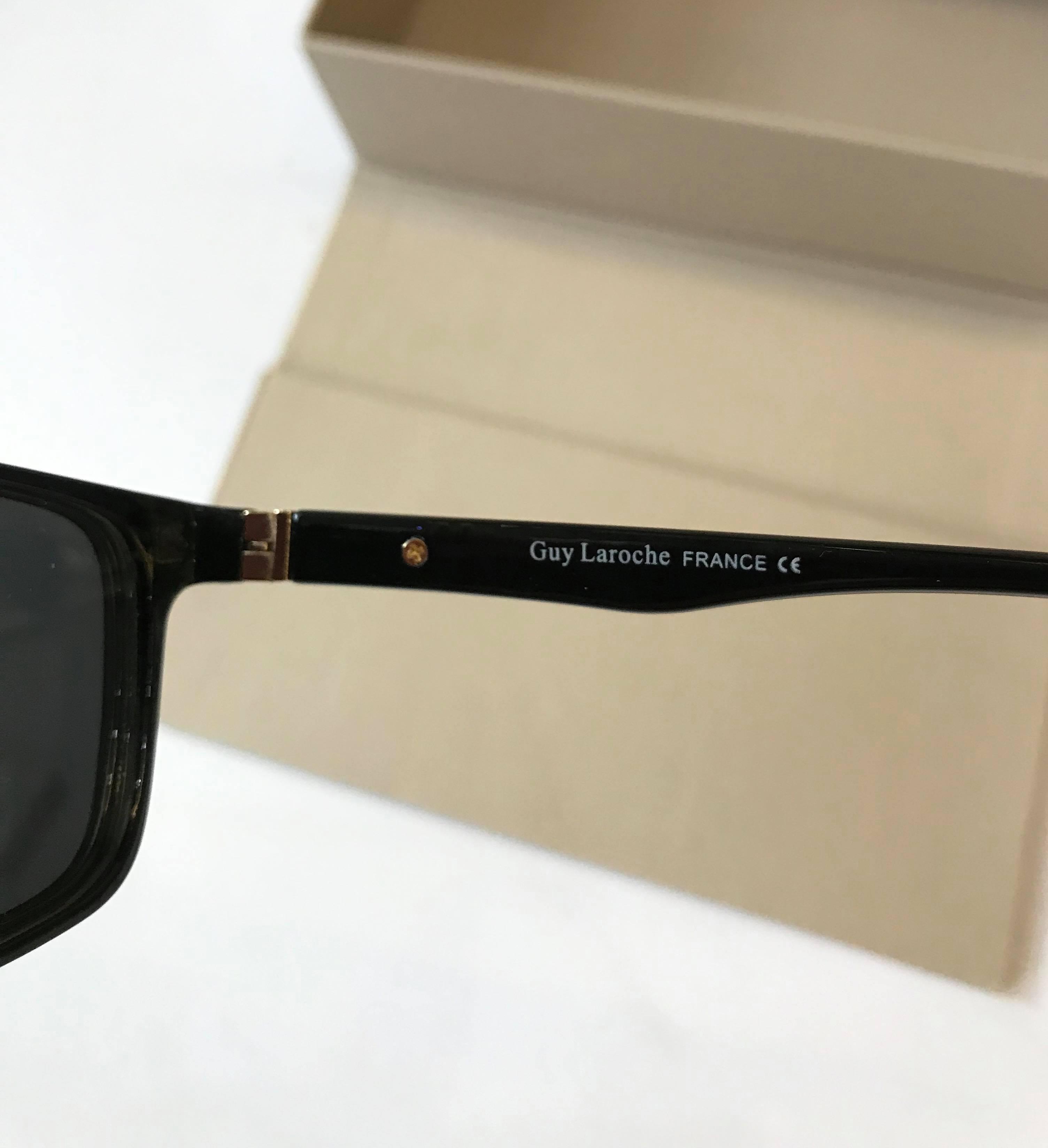 Kính CẬN RÂM 2 tròng GUY LAROCHE cao cấp (ĐEN)