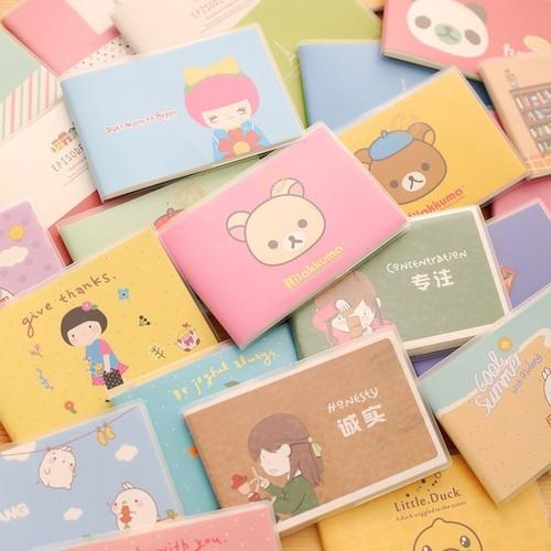 [HCM]Sổ ghi chú ngang kute Hàn Quốc