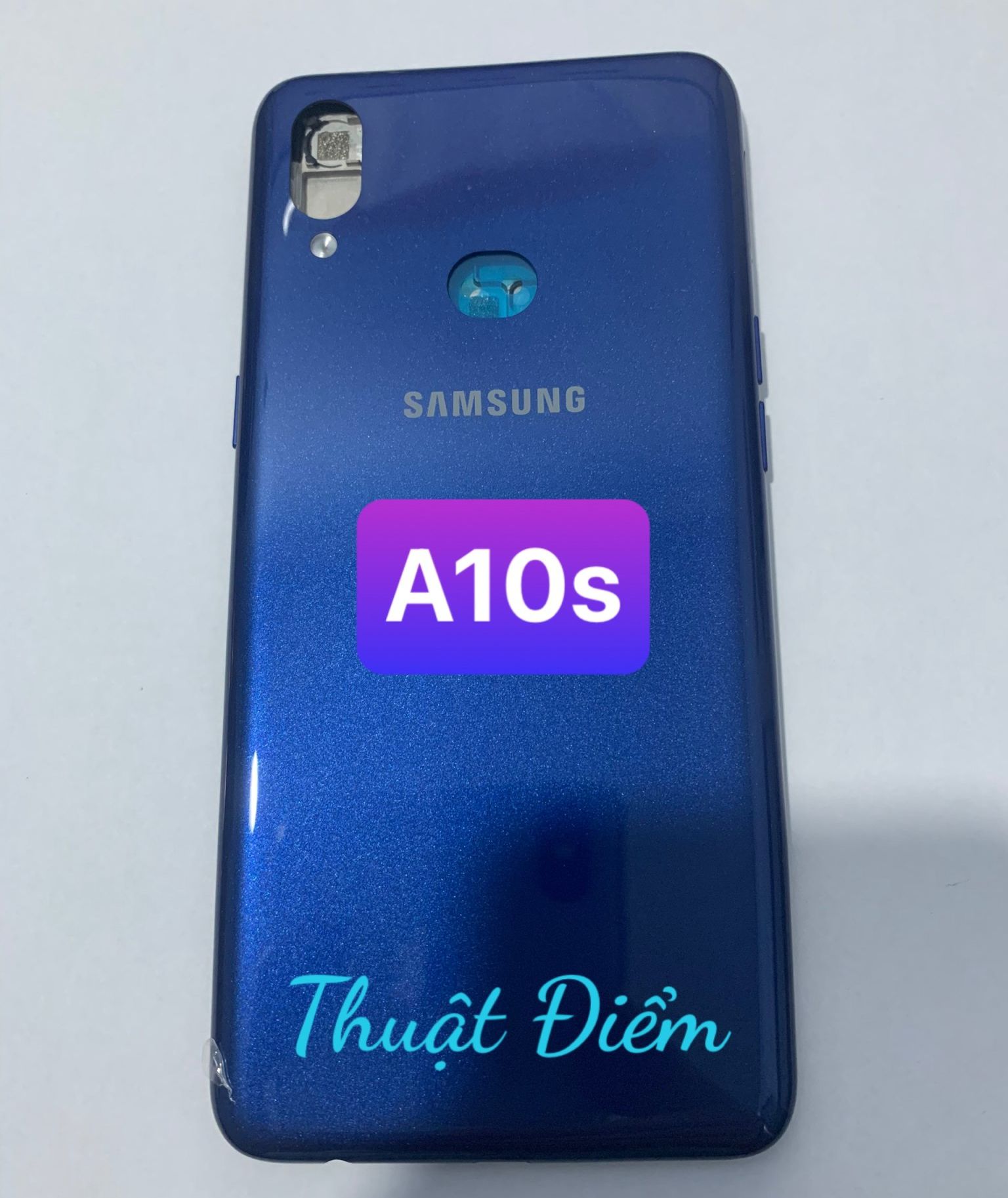 Bộ xương vỏ samsung A10s kèm khay sim,phím,kính camera
