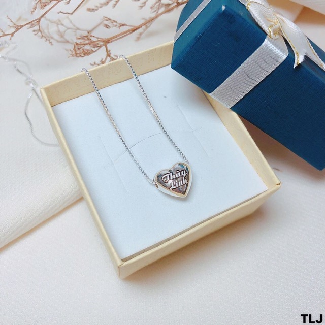 Dây Chuyền Bạc Mặt Tim