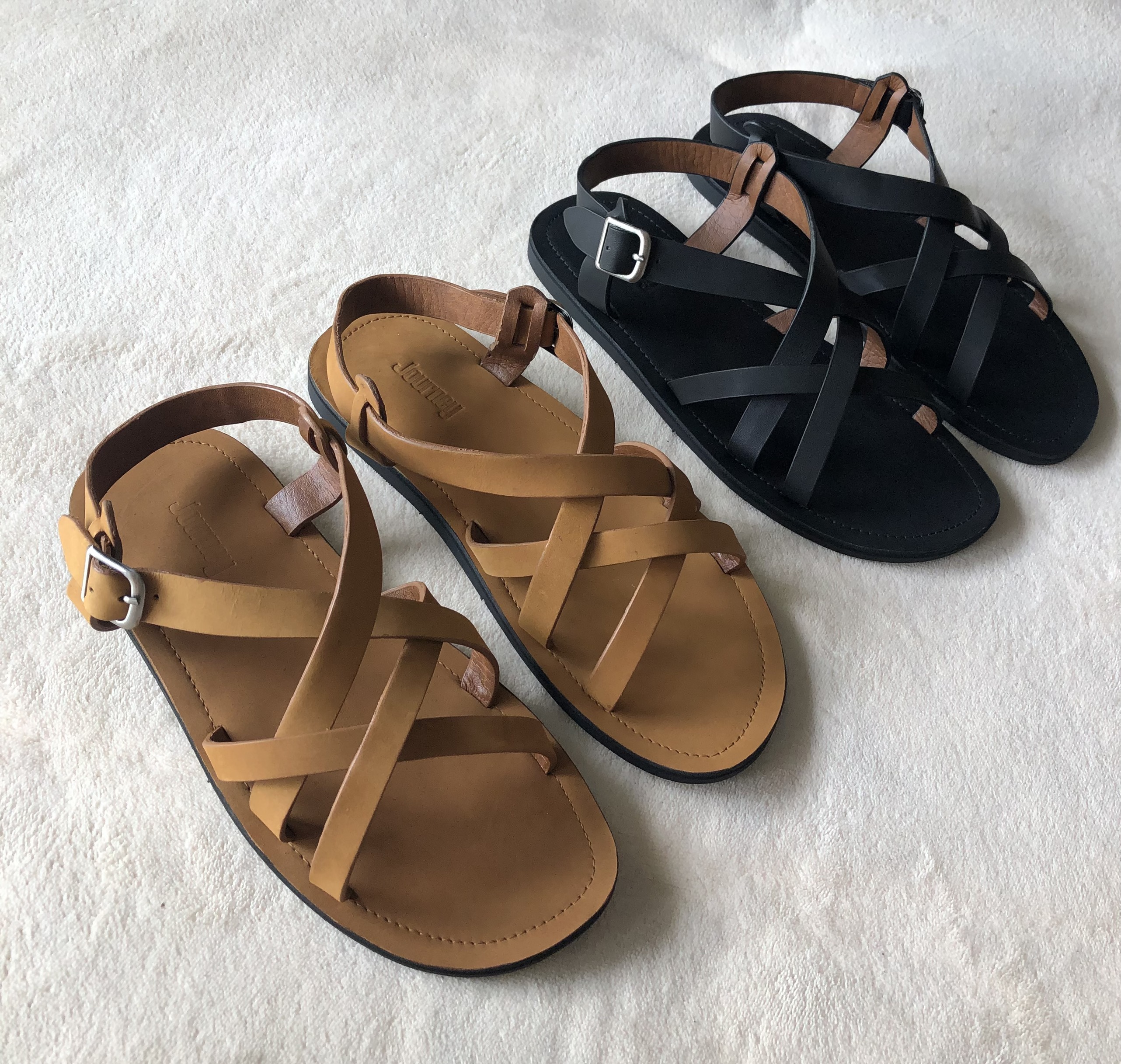Sandal Nam Nữ JOURNEY Dây Đan Chất Liệu Da Cao Cấp 0706.