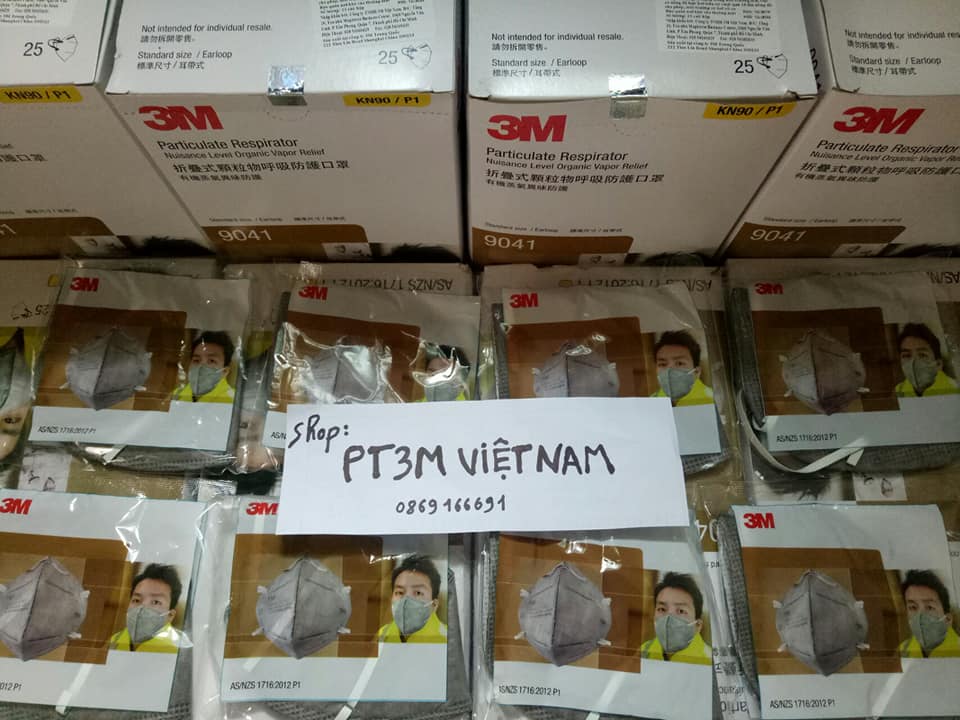 Khẩu trang 3M 9541 kháng khuẩn than hoạt tính