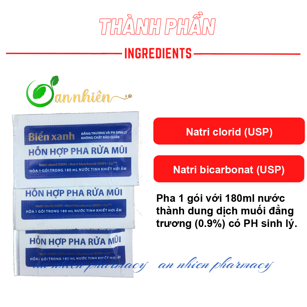 Bộ dụng cụ rửa mũi Biển xanh
