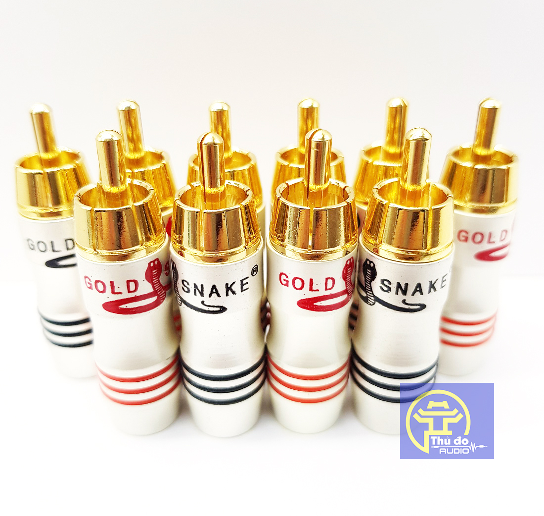 Bộ 10 jack av / jack hoa sen / jack bông sen gold snake