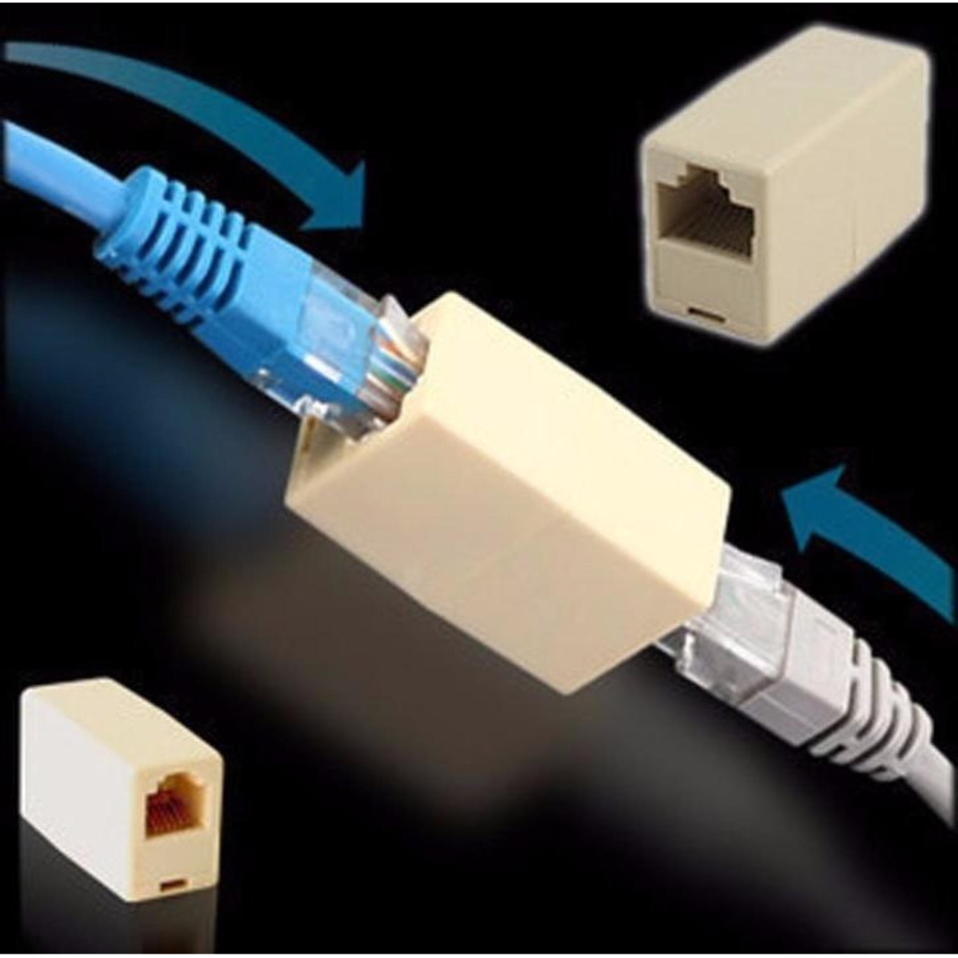 Cầu nối dây mạng RJ45(Trắng) AB5
