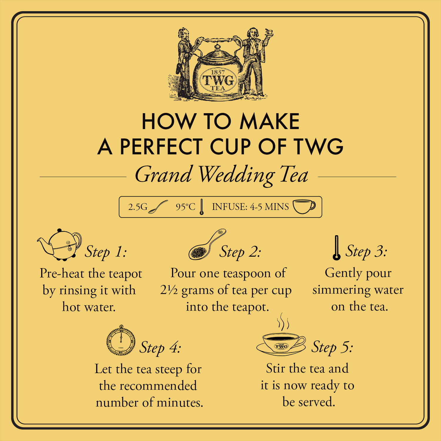 TWG Tea - Grand Wedding Tea (100g) | Black Tea