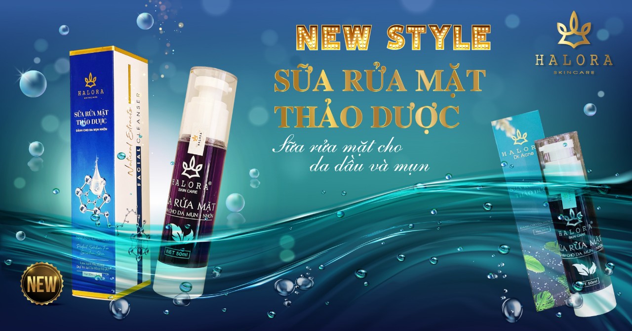 SỮA RỬA MẶT HALORA THẢO DƯỢC HALORA