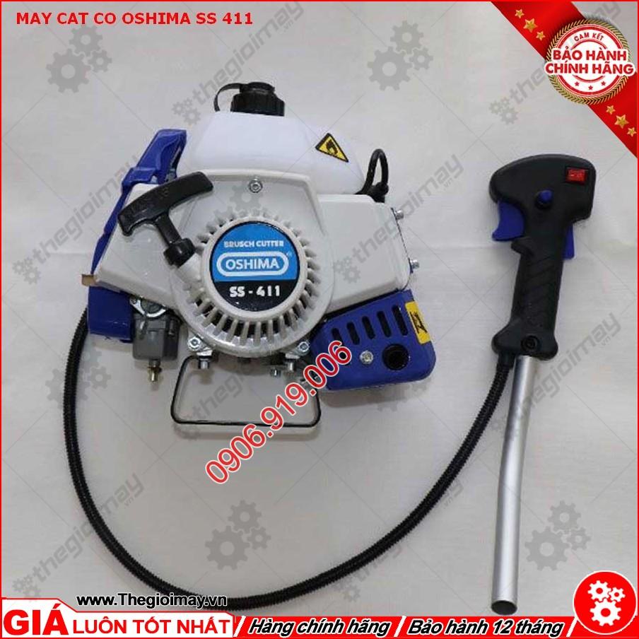 [HCM]Máy cắt cỏ Oshima SS 411 cần xoay