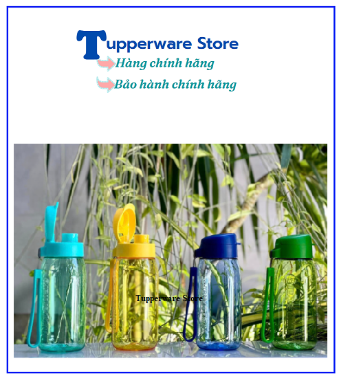 Bình nước Tupperware Lohas Flask 550ml