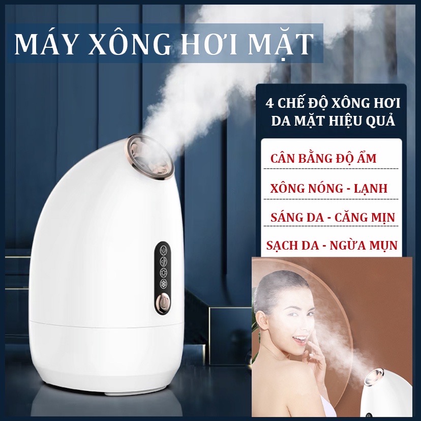 Máy xông hơi da mặt nóng lạnh z16 - Máy phun sương tạo ẩm nano Se khít lỗ chân lông Dưỡng ẩm da Máy xông tinh dầu