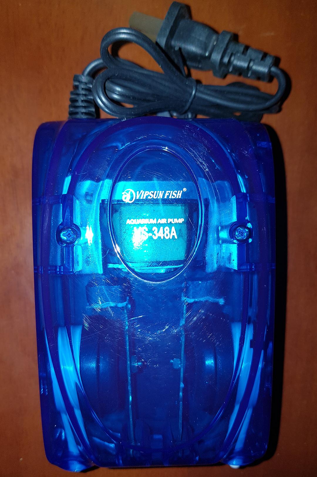 Máy Sủi Khí Oxy 2 Vòi Vipsun VS-348A - 2m Dây Và 2 Đá