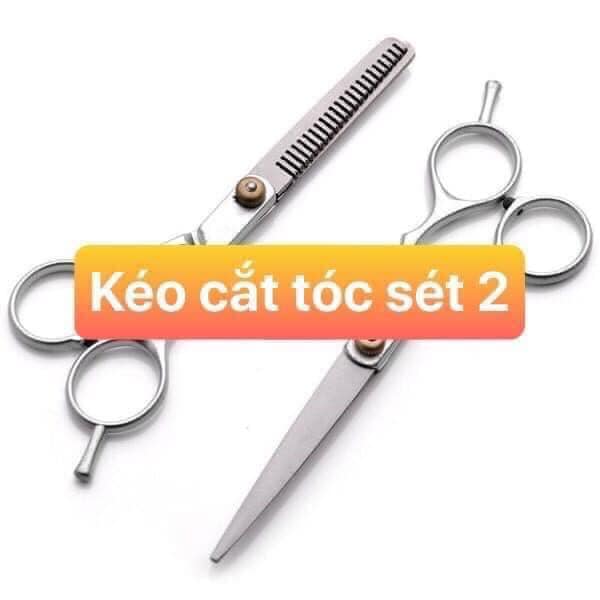 Combo 2 Kéo Cắt Và Kéo Tỉa Tóc