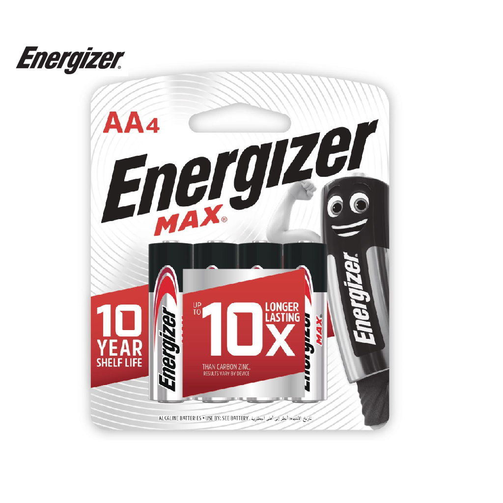 Pin Energizer Max AA E91 BP4 - 100193491