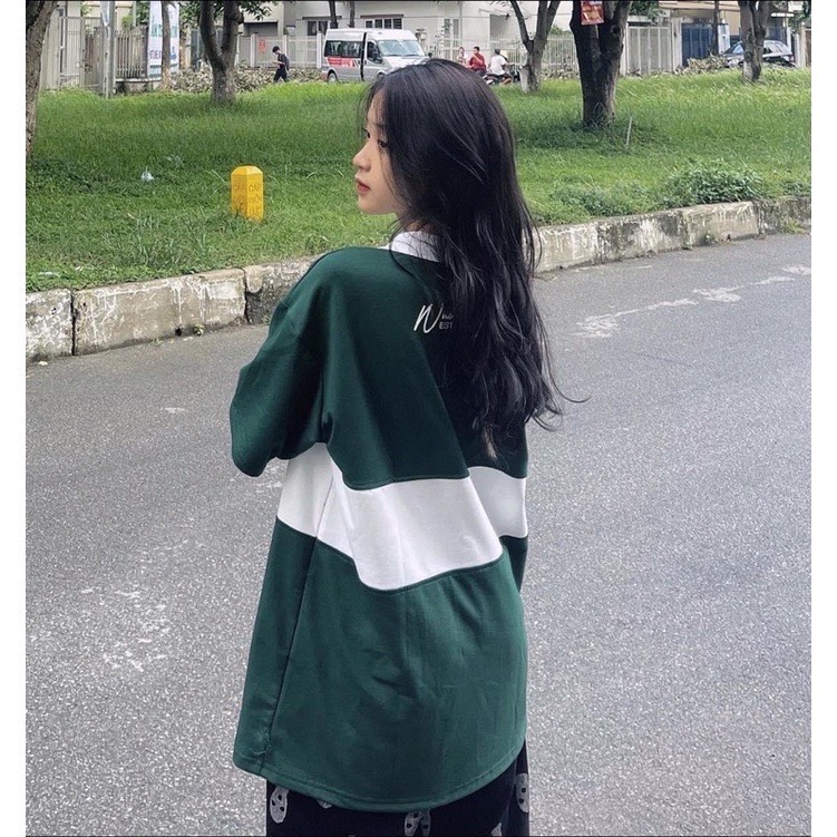 Áo polo phối thân in logo Chất cotton ,ln.