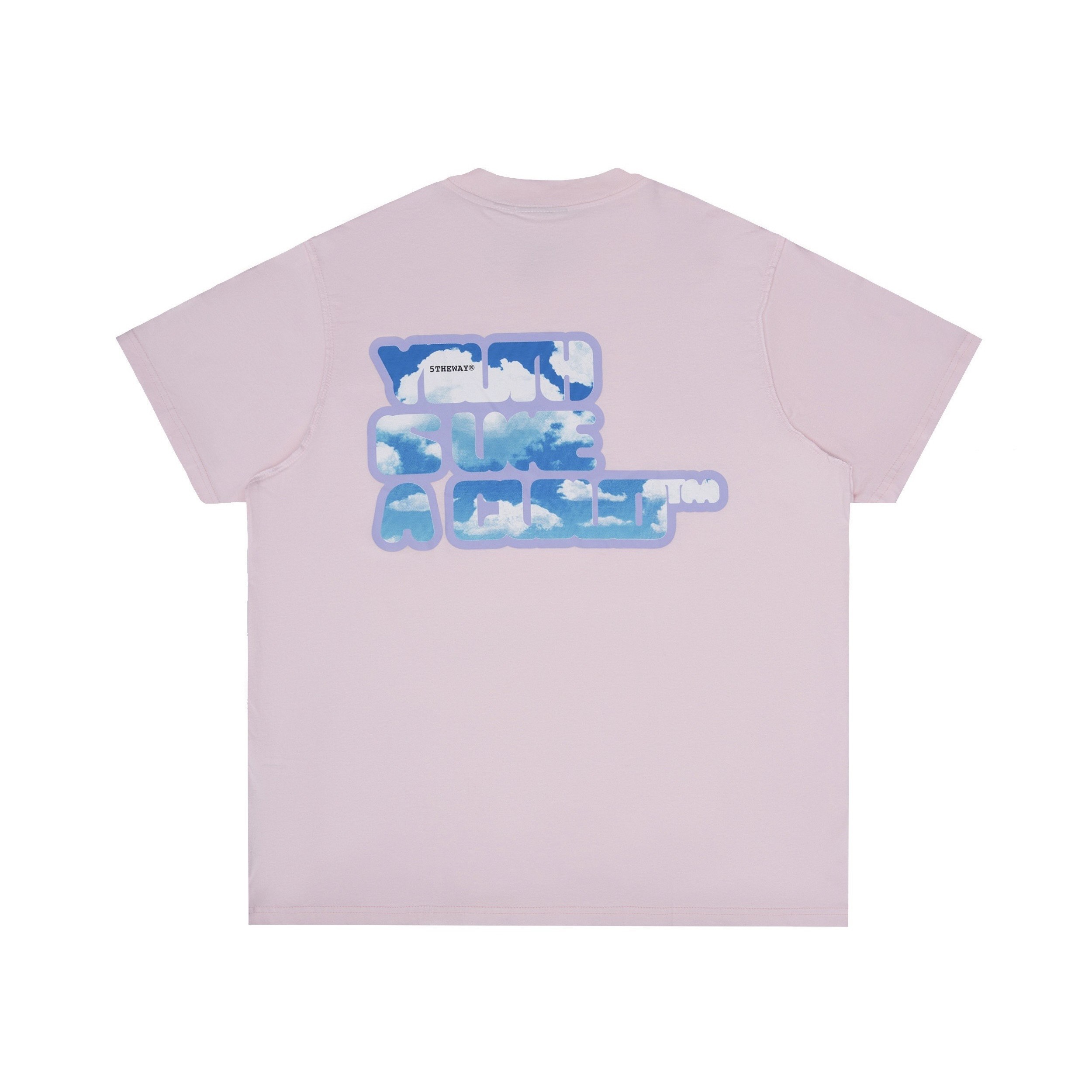 Áo thun tay ngắn cổ tròn 5THEWAY® /cloud boy/ SQUARE TEE