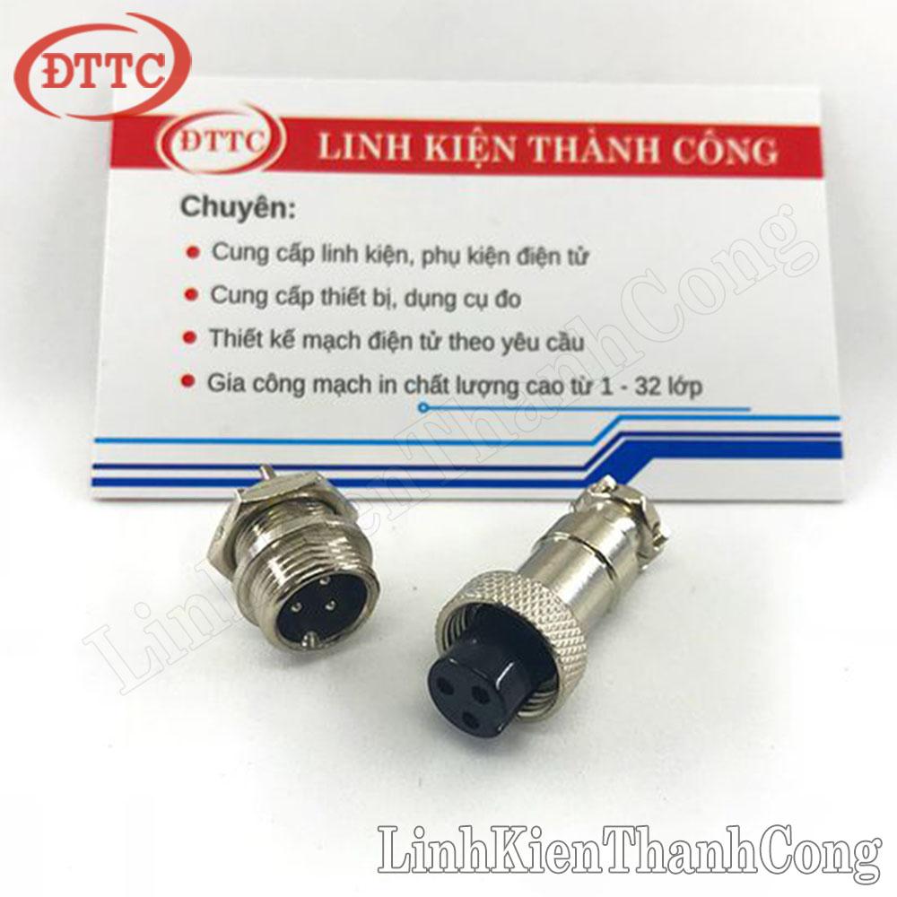 Cặp Jack GX12-3P (Đực + Cái)