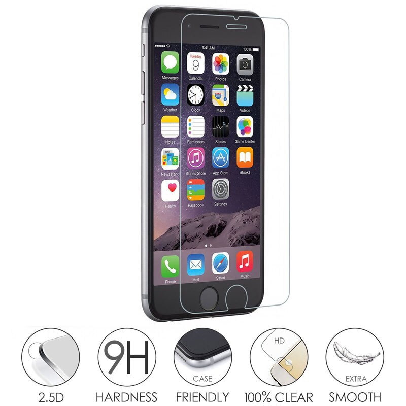 Kính Cường Lực Iphone 2.5D Trong Suốt Full Dòng Iphone