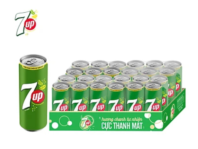 Thùng 7up 24 Lon X 320ml
