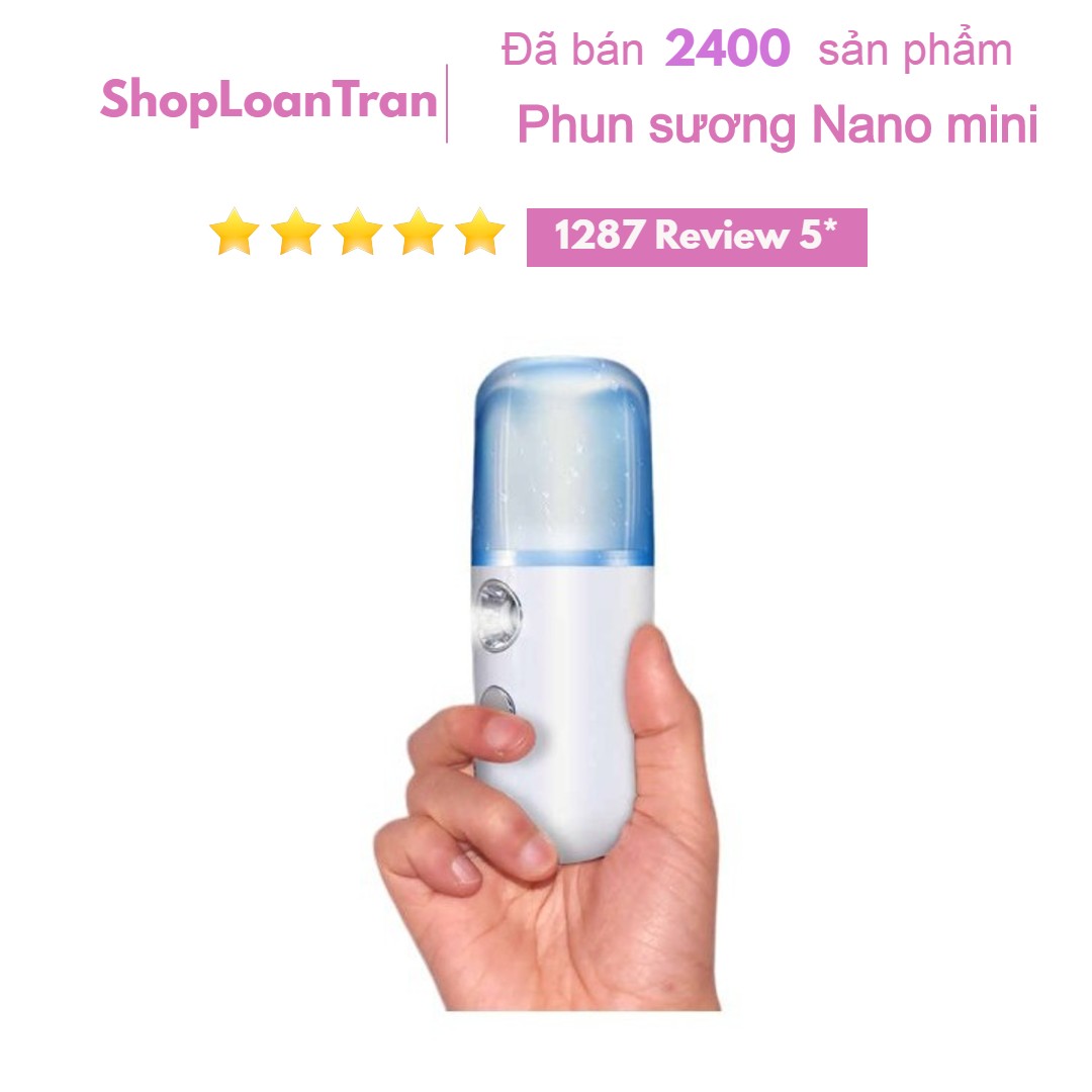 (tặng sticker)Máy xịt khoáng mini-Giữ ẩm da, chống lão hoá, làm mát da cấp tốc