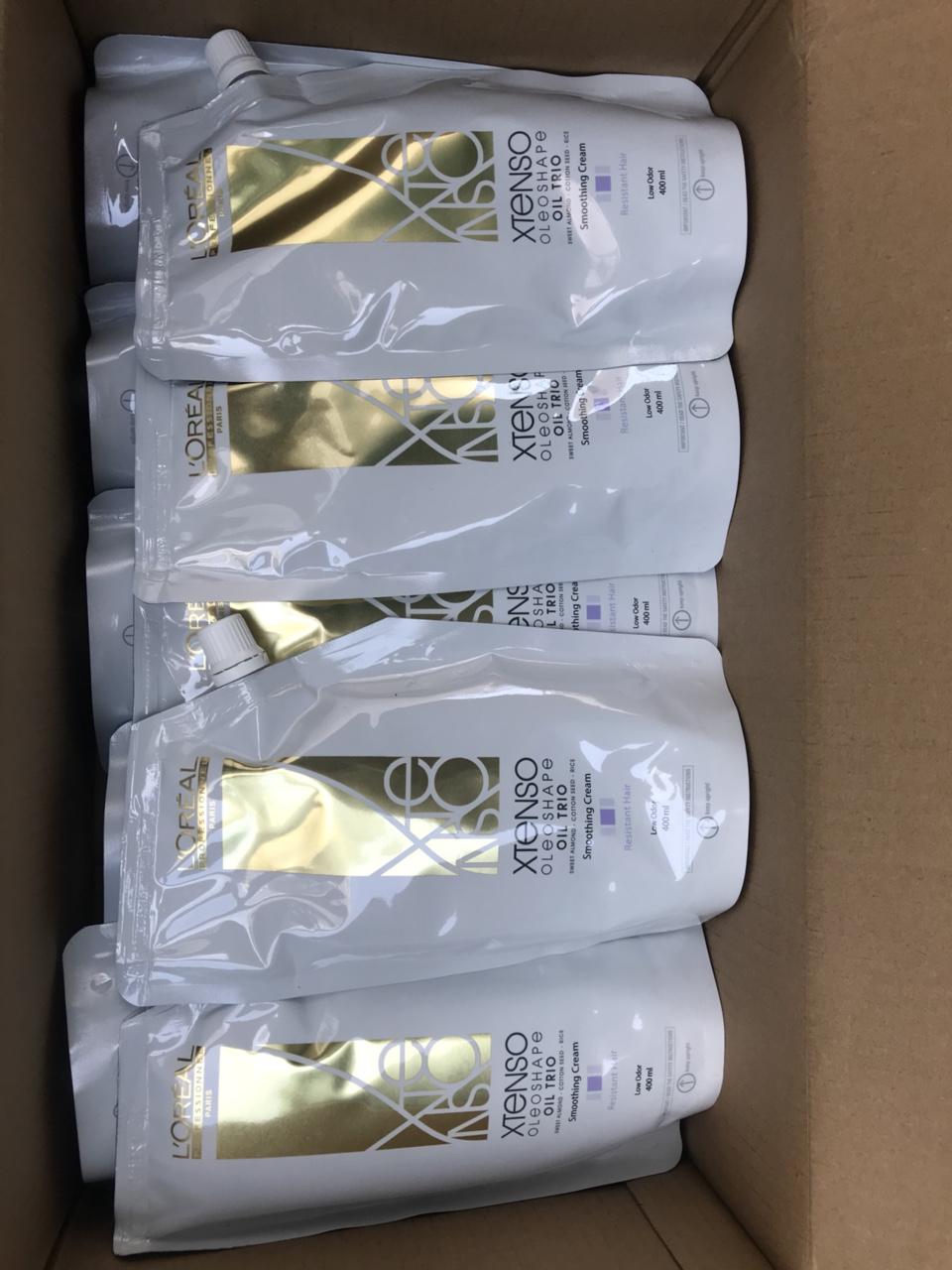[HCM]THUỐC UỐN NÓNG SETTING LOREAL X-TENSO OLEOSHAPE MẪU MỚI 400ML X 2