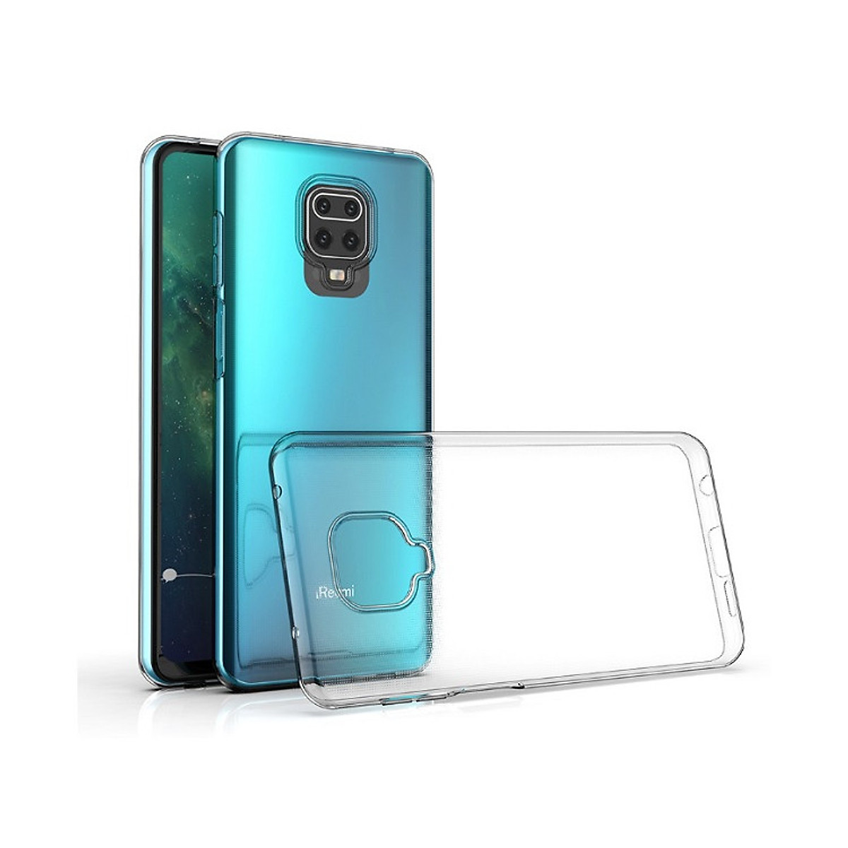 Ốp Lưng Silicon Trong Suốt Cho Xiaomi Redmi Note 9 Pro, Redmi Note 9s