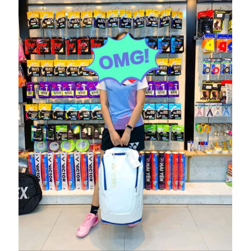 Balo cầu lông Yonex  Bag12MLTDEX trắng