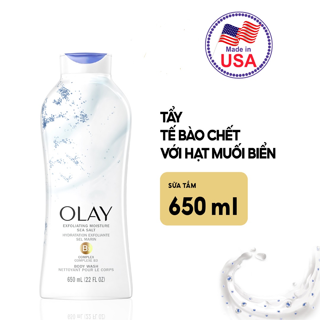 Sữa Tắm Tẩy Tế Bào chết OLAY  650ml nhập khẩu Mỹ