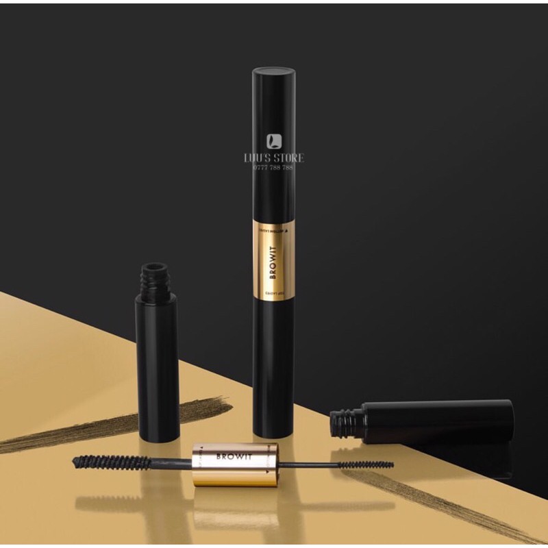 [Nhập RAISINGSTAR18, giảm 30k cho đơn 99k]Mascara Browit By Nongchat 2 Đầu Professional Duo