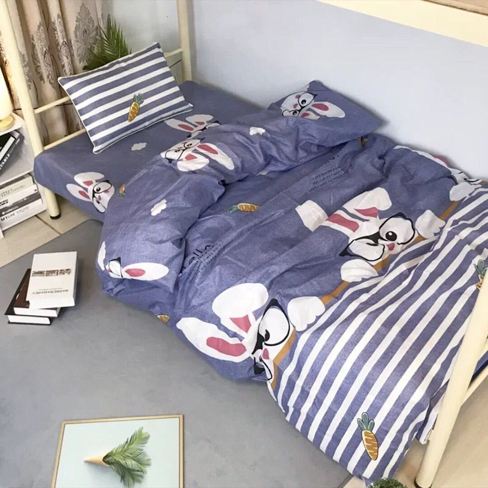 Bộ ga gối 3 món Poly Cotton siêu chất, siêu bền đẹp (Giá hủy diệt)
