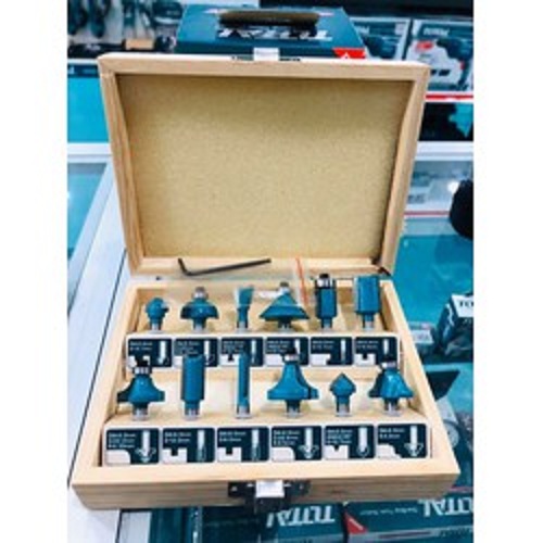 Bộ 12 mũi phay gỗ 6mm Total TACSR0121