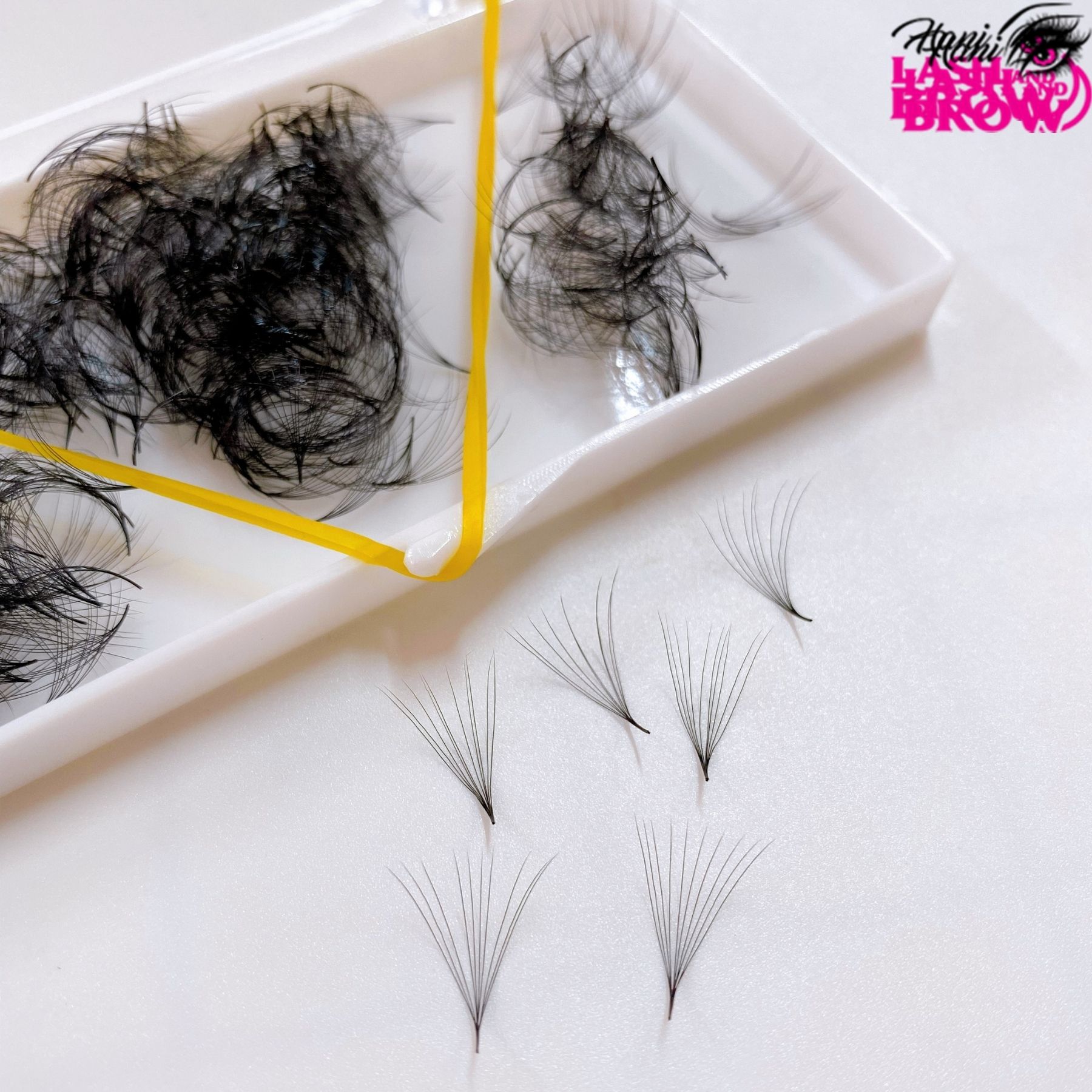 Lông Mi Fan Tay Sẵn 10D Hani chân keo nhỏ - Hani Beauty