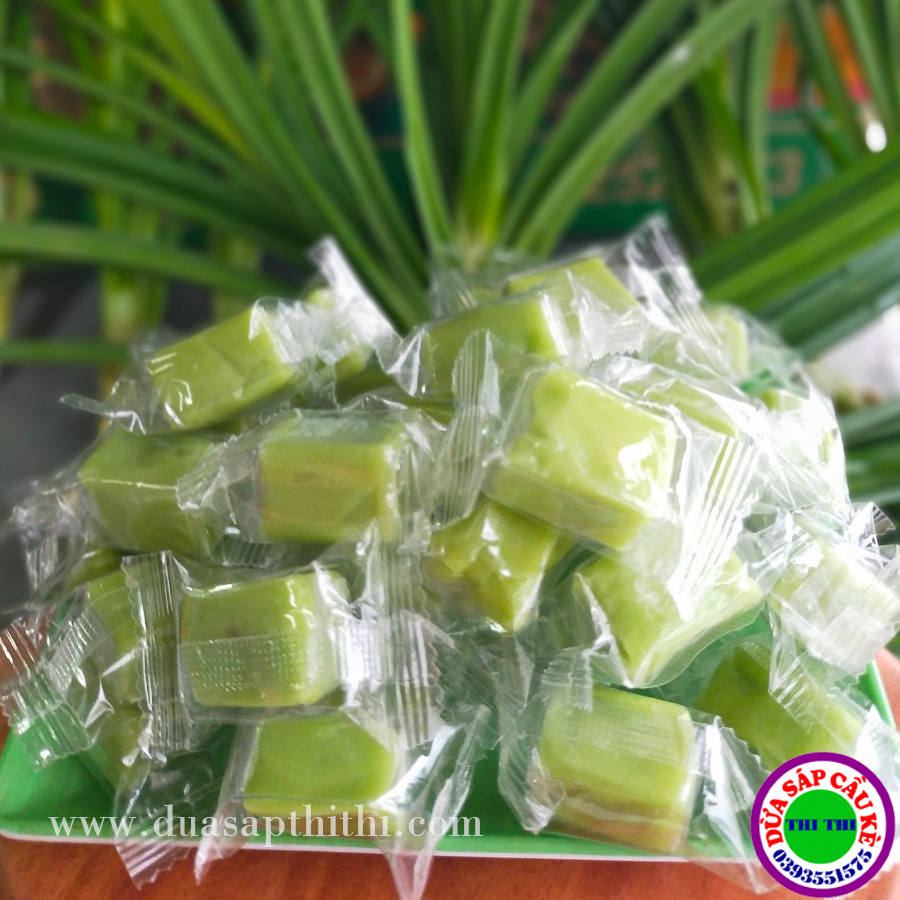 150gr Kẹo Dừa Sáp Vị Lá Dứa