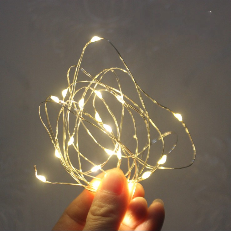 [HCM]Dây đèn Led dùng pin 3m (kèm pin)