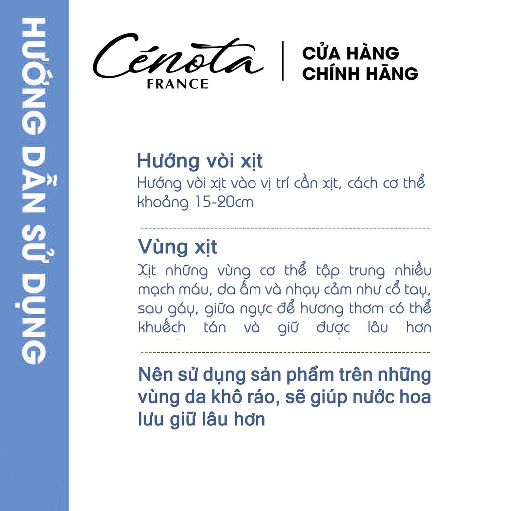 Nước hoa nam Cénota man 30ml