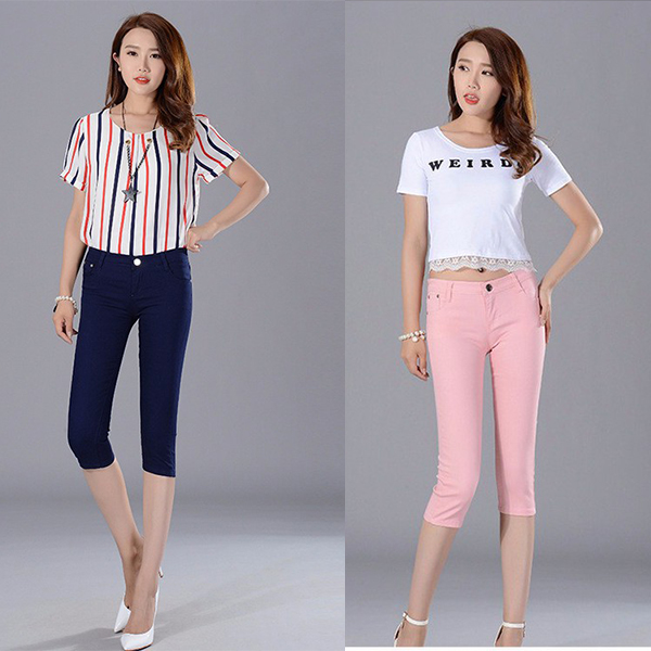 [HCM]Quần kaki thun lửng nữ Quảng Châu Q016