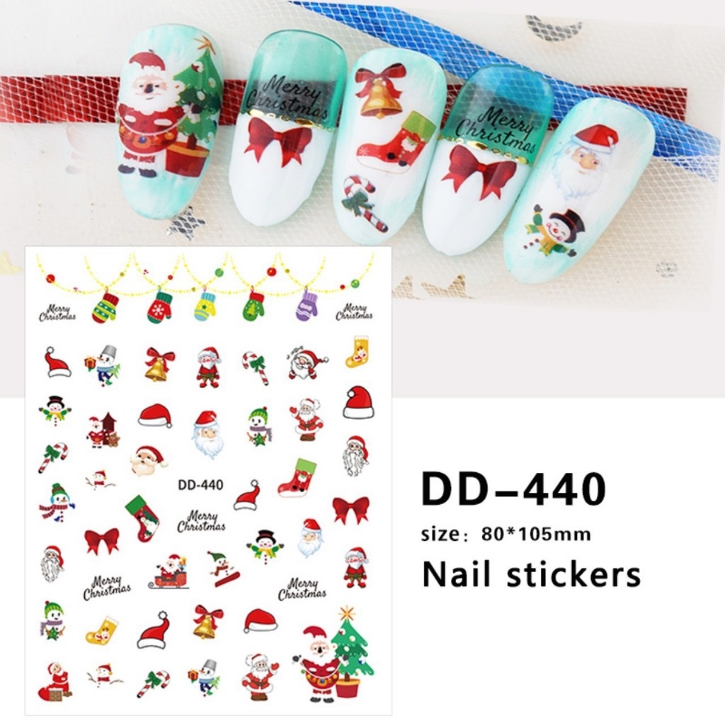 Sticker Dán Móng Noel Cập Nhật (Mẫu Mới 2023)