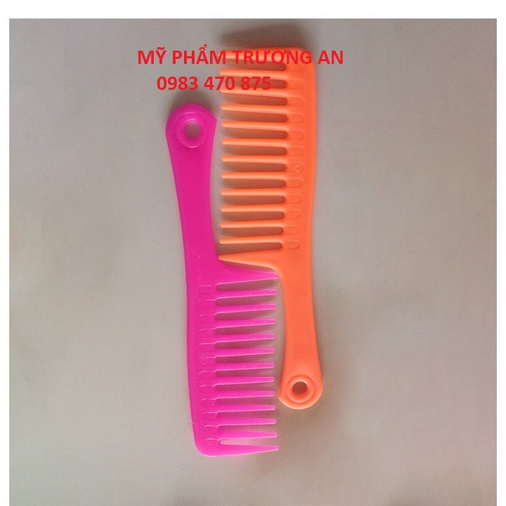 Lược chải tóc răng thưa,răng to,gở rối cho tóc xoăn,tóc uốn