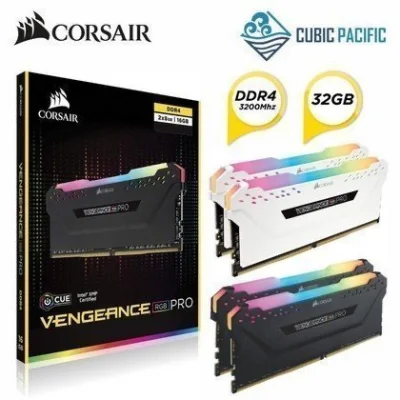 [HCM]Ram PC Corsair Vengeance RGB Pro 32GB 3200Mhz DDR4 (2x16GB) CMW32GX4M2E3200C16