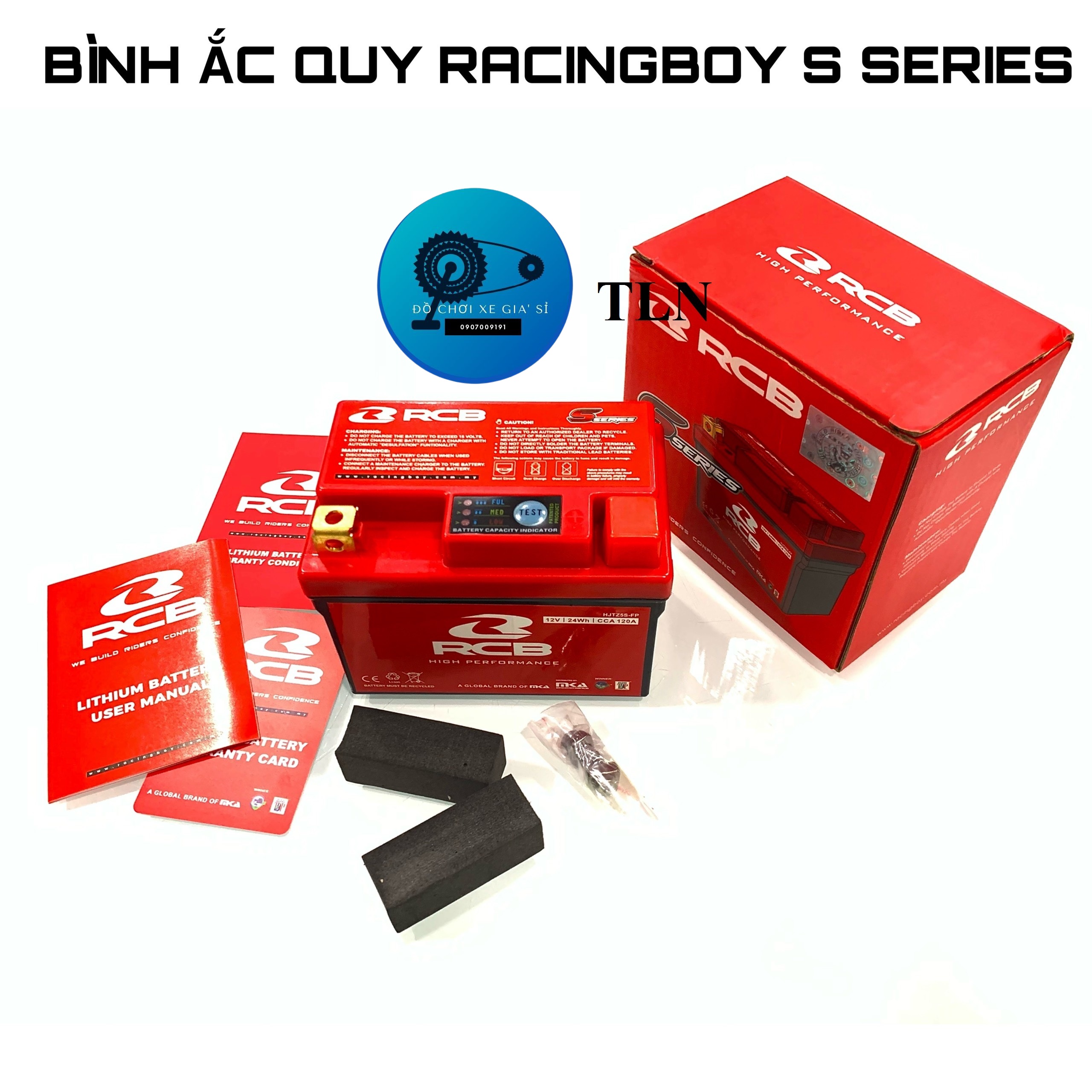 BÌNH ẮC QUY RACINGBOY S SERIES C.HÃNG