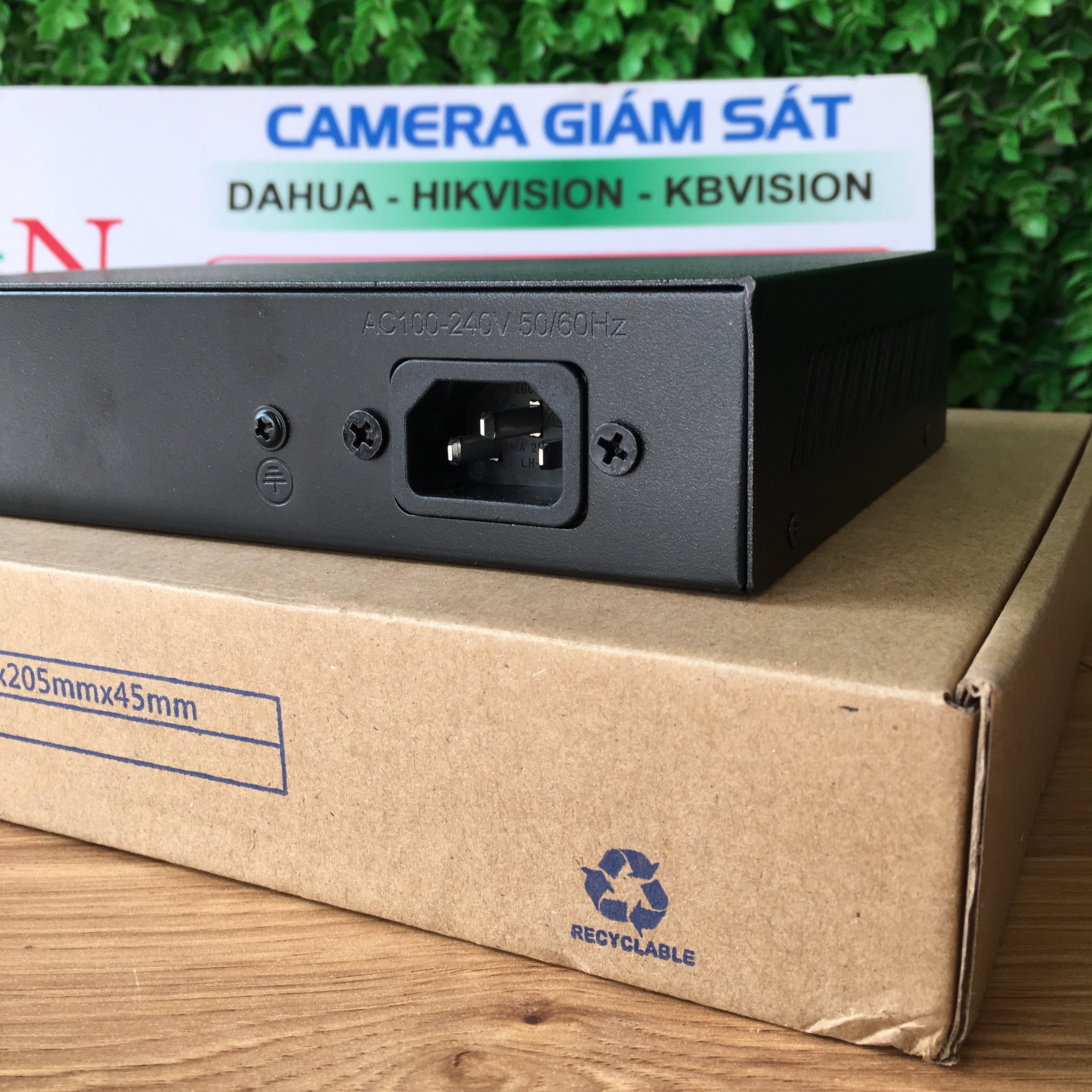 Thiết Bị Mạng Switch POE ONV H1108PLS Switch POE 8 Cổng