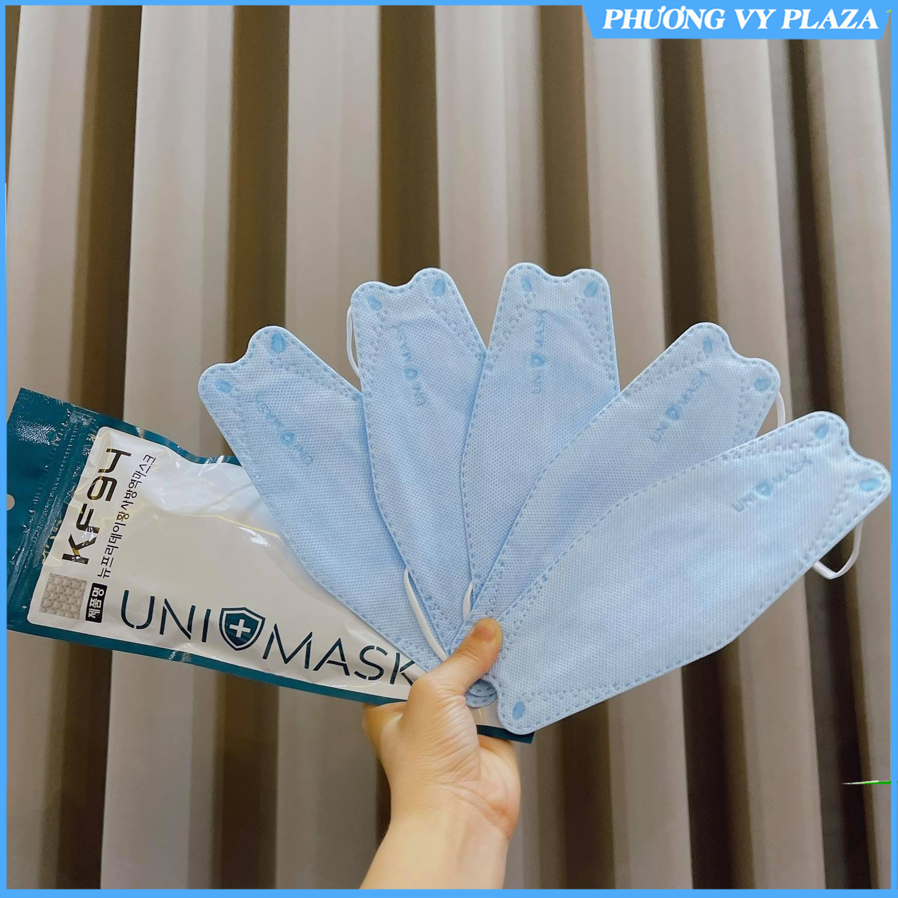5 chiếc khẩu trang KF94 UNIMASK 4 lớp kháng khuẩn
