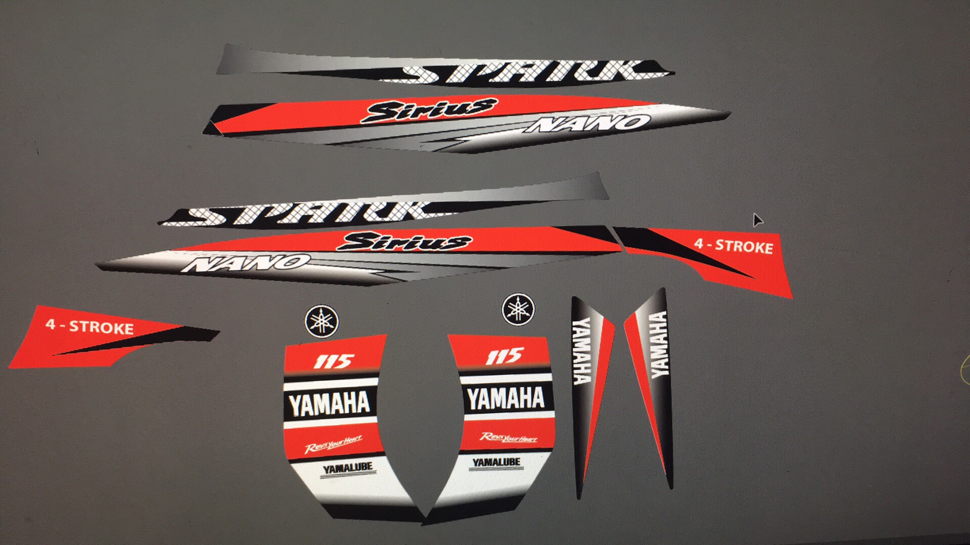Tem sirius fi đỏ đen spark