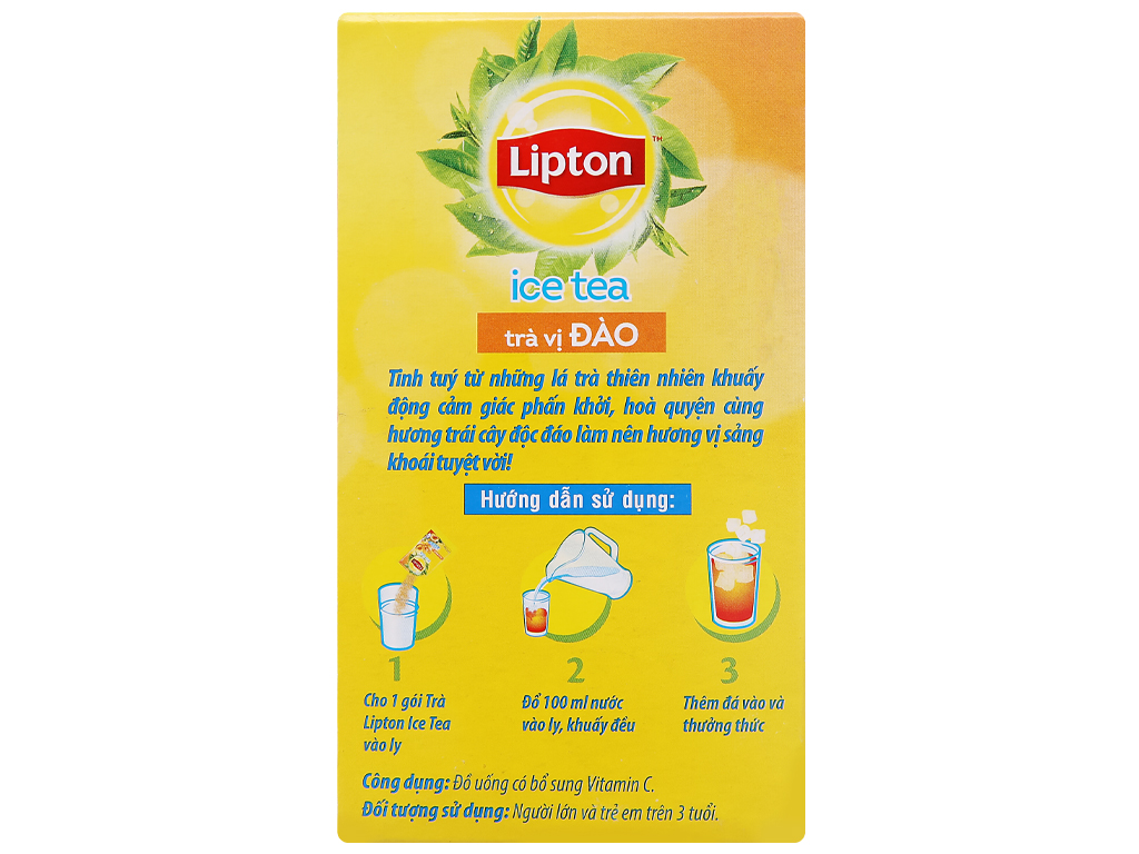 Trà Lipton Ice Tea vị đào hộp 224g