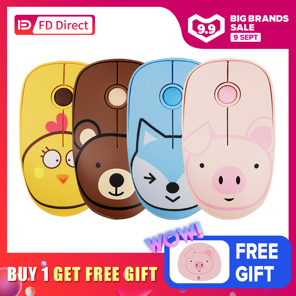 Chuột FD Không Dây E680 + Pad