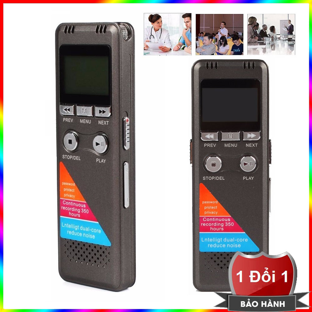 Máy ghi âm cầm tay cao cấp A700 - Bộ nhớ trong 8GB - Ghi âm 10 ngày liên tục