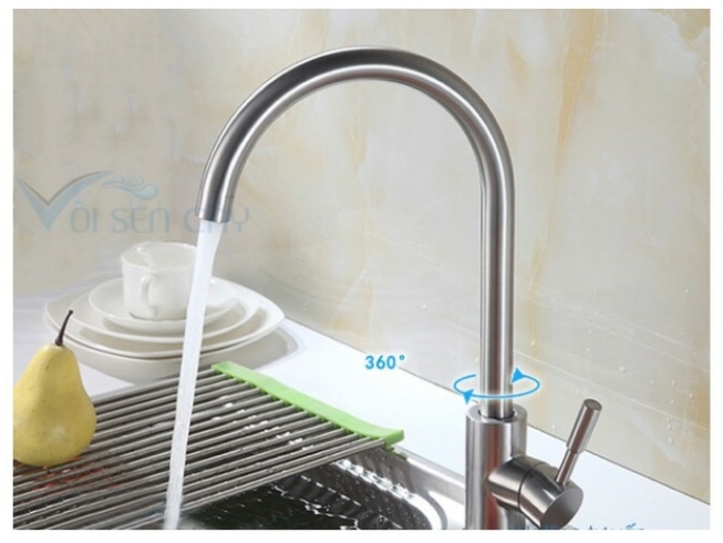 [HCM]Vòi rửa chén  inox sus 304 vòi rửa chén.vòi chén