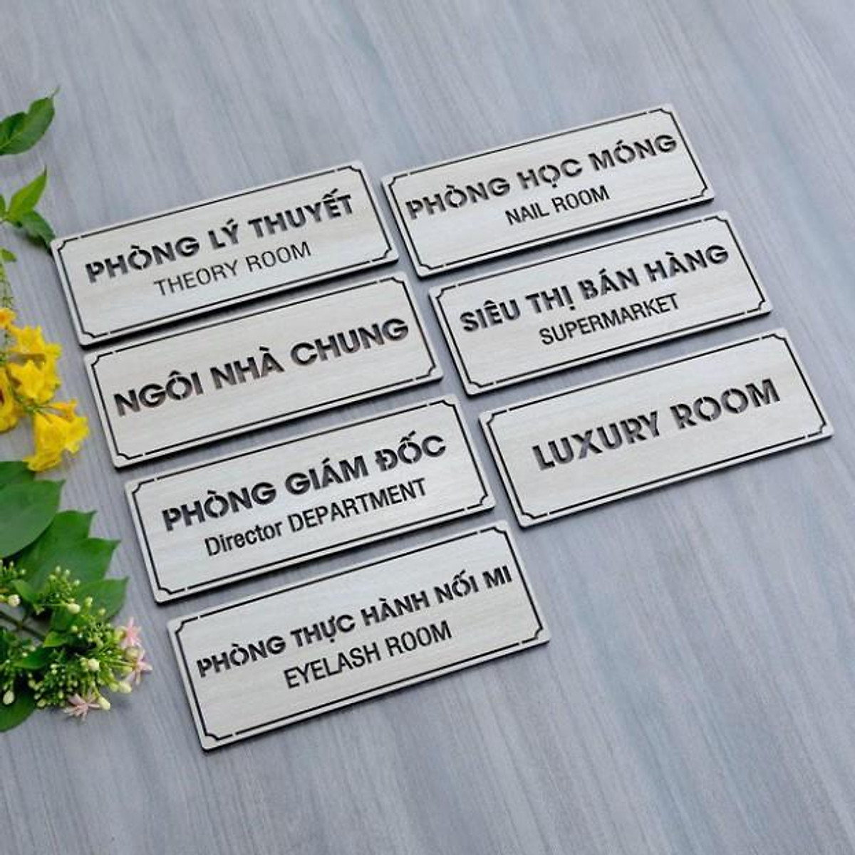 Bảng Gỗ Carina Tb701- Khắc Tên Phòng