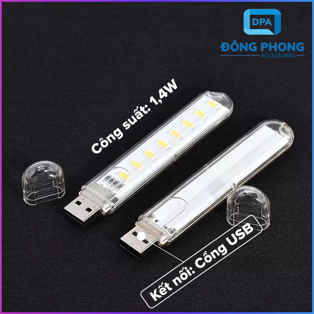 Đèn Led USB 8 Bóng Siêu Sáng