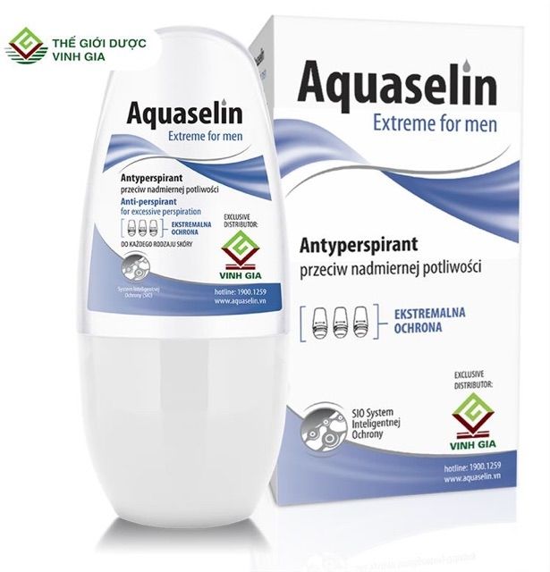 [HCM]AQUASELIN lăn nách cho nam 50ml