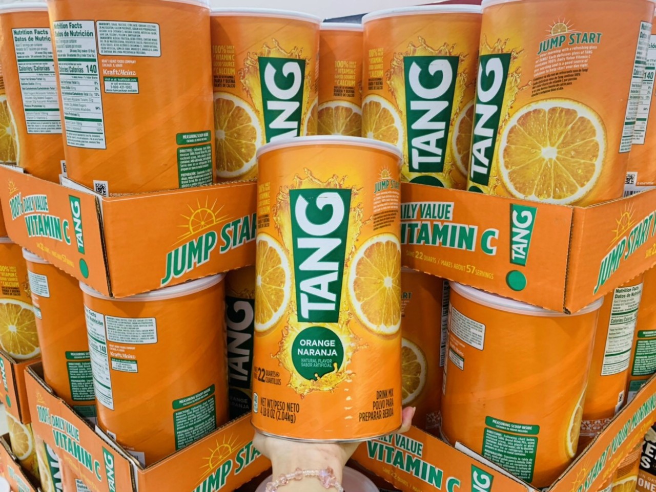 Bột cam TANG Orange Naranja 2,04kg Mỹ - Date 2023